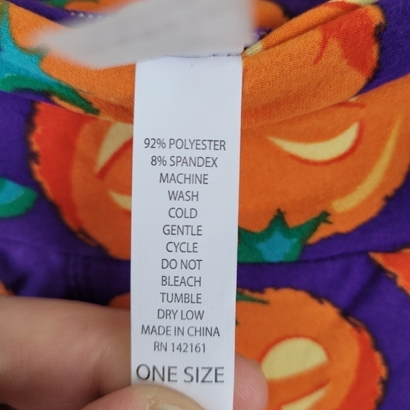 NWT LuLaRoe Simply Comfortable Tween Halloween Pants One Size See Measurements - Picture 9 of 10